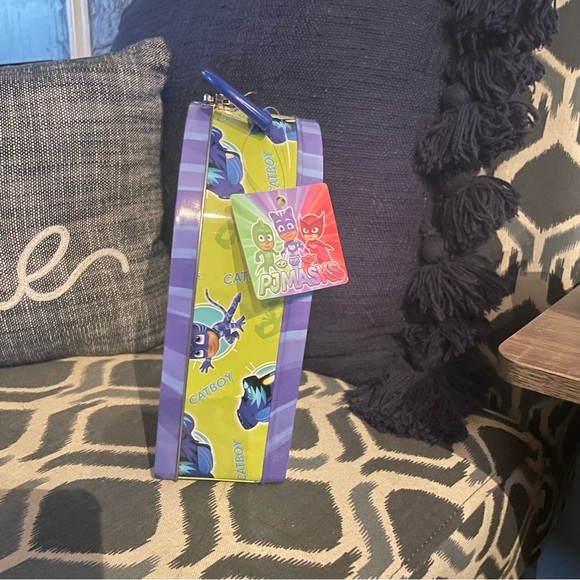 PJ‎ Mask Arch Tin Box CatBoy Cat Boy 2019 Frog Box Metal Lunch Box new * - Picture 3 of 9